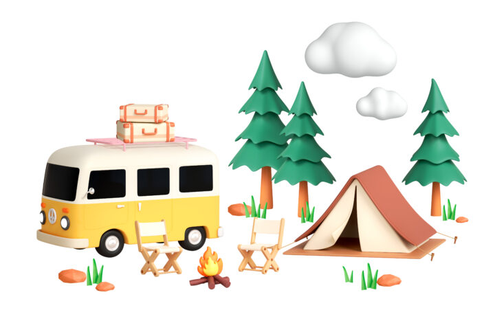 cute car camping