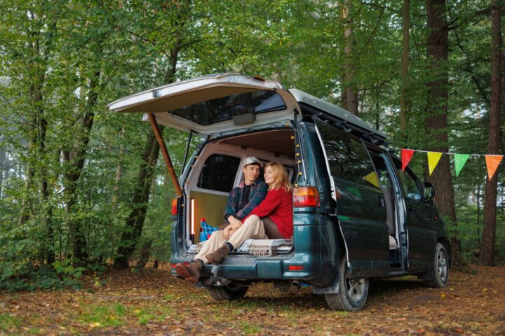 minivan camping