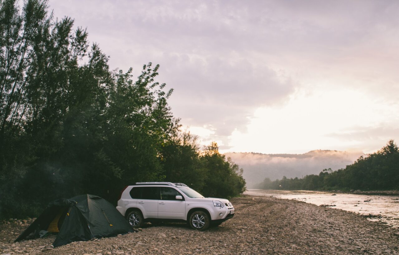 sedan car camping