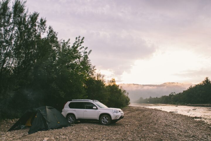 sedan car camping