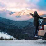winter car camping