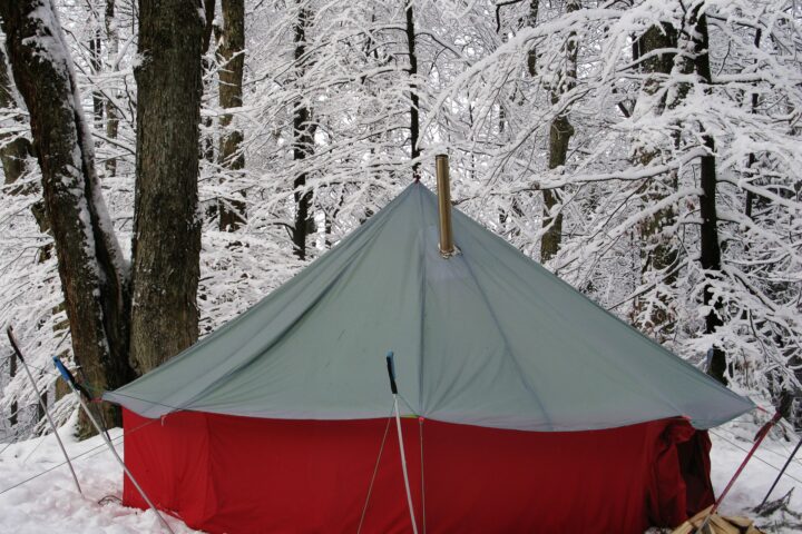 Hot Tent Camping in Winter: Setup, Sleep and Safety